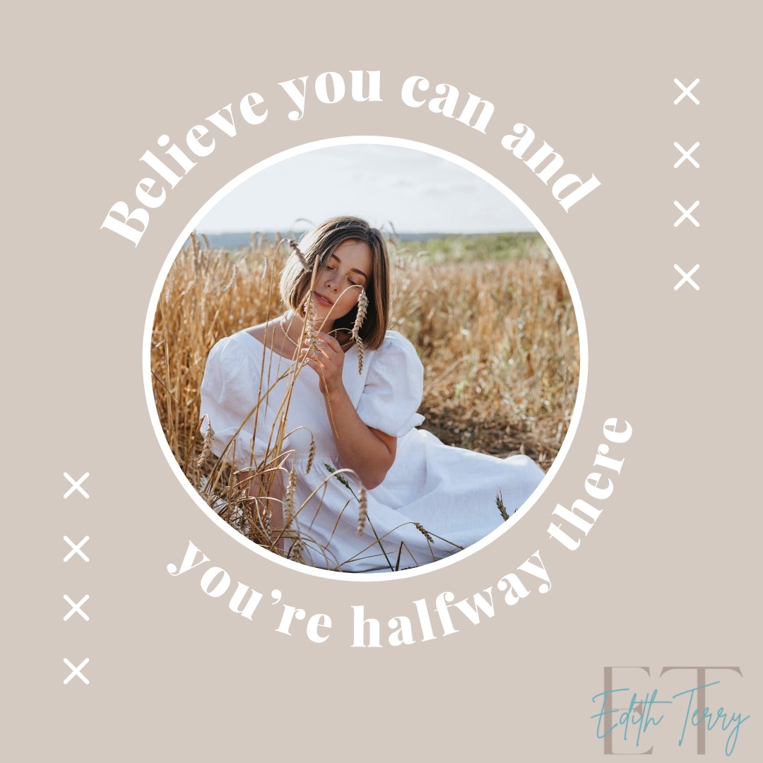 EdithITerry's tweet image. Do you tend to believe you can or can't?  #encouragingothers #motivationeveryday #healingjourney