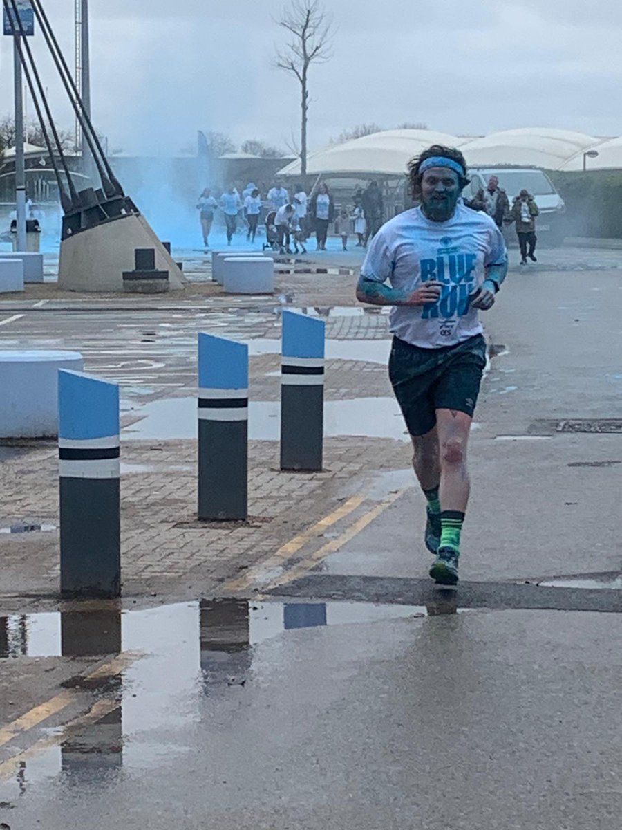 sheldonmcfc's tweet photo. Top day as usual doing the Blue Run. Nice one @FanzoneDanny now everyone's calling me Forrest ๐ #BlueRun2023 #forrestgump https://t.co/jQICqclsa5