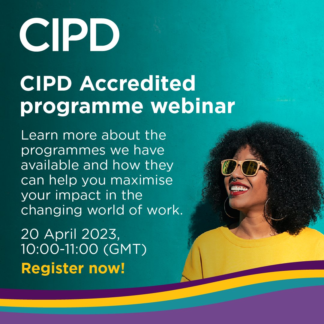 Our Accredited Programmes are a fantastic way to specialise in certain areas. Join our next #webinar to learn how they can help you maximise your impact at work.

Register for 20 April: ow.ly/lhB250NnMCu