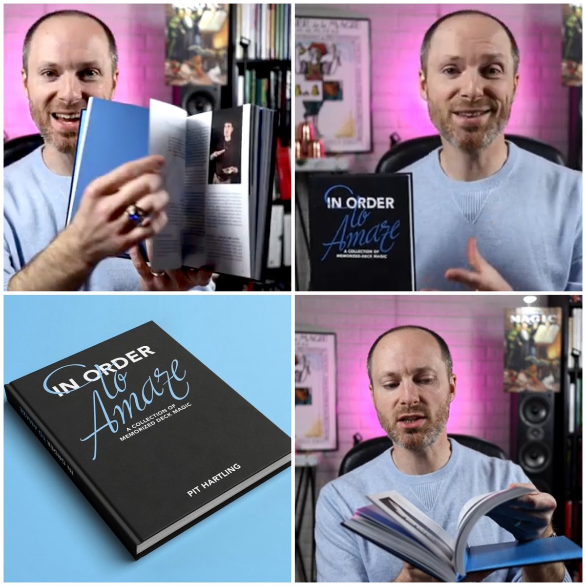Pit Hartling (@pithartling) on Twitter photo Already back in January, Jeff over at <a href="/EruditeMagic/">Erudite Magic</a> published an extensive (and extremely kind 🙏✨) review of my book „In Order to Amaze“.
Watch it here: m.youtube.com/watch?v=V3ynWi… Already back in January, Jeff over at <a href="/EruditeMagic/">Erudite Magic</a> published an extensive (and extremely kind 🙏✨) review of my book „In Order to Amaze“.
Watch it here: m.youtube.com/watch?v=V3ynWi…
