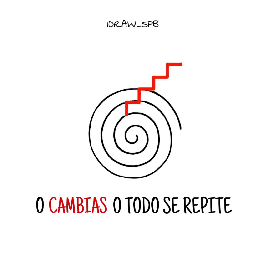 Idraw_spb's tweet image. O cambias o todo se repite.