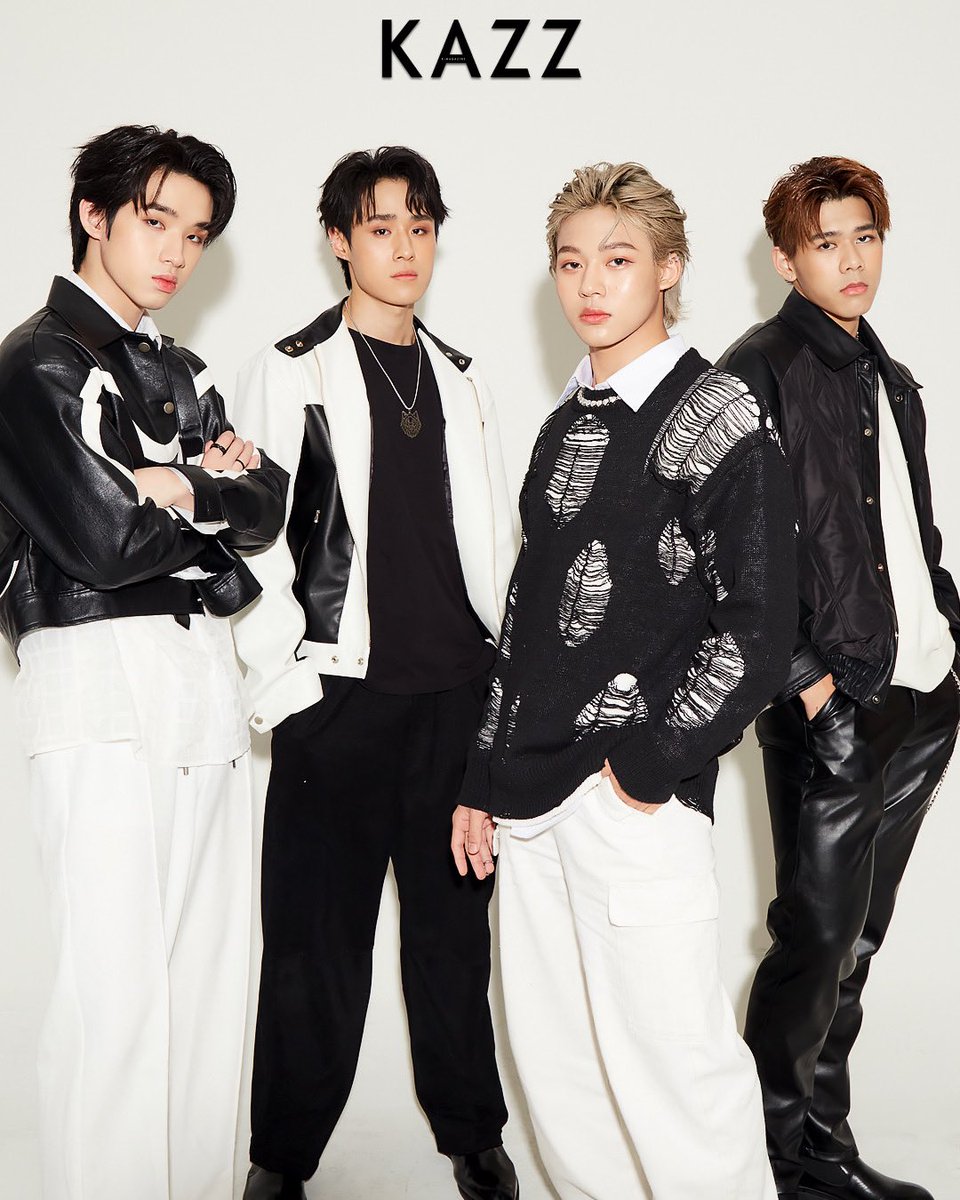Kazzmagazine's tweet photo. KAZZ เก็บภาพ 4 หนุ่ม "ฮง-นัท-เลโก้-ตุ้ย" จาก @ProjectAlphaTH มาฝาก~ ❤️🔥🦊
เหล่าอัลฟ่าจ่าฝูงเตรียมมาขย้ำห้วใจทุกคนด้วยรูปสุดเท่ แบบว่าหล่อสะบัดดดดดดตัวพ่��เว่อ!! 🤍
@realxlg @TuiChayatorn @hongshihoshi03 @nnutdan
#KAZZMAGAZINE #ProjectAlphaTH https://t.co/FFSDILJCmM