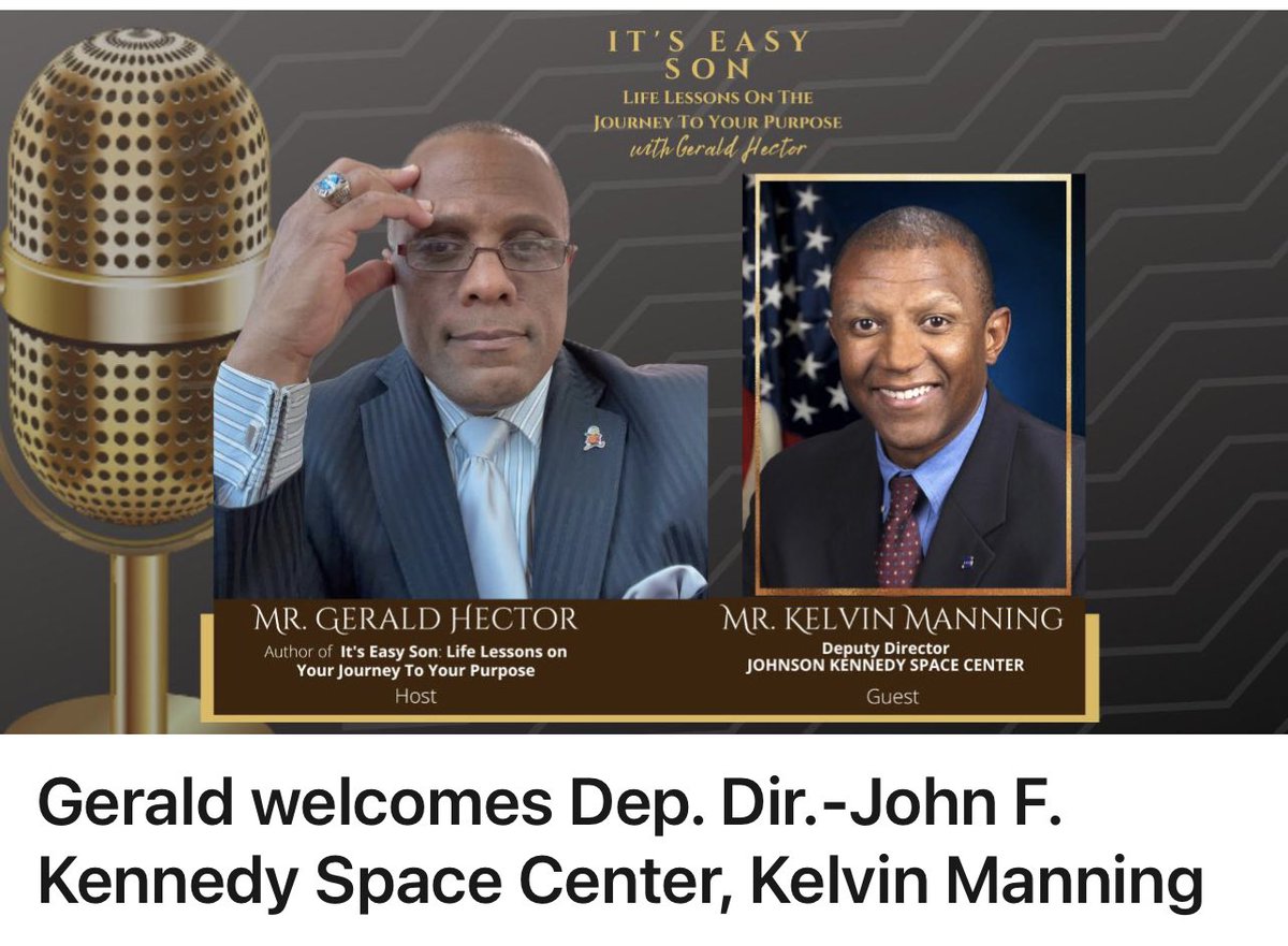 My first this past week on “It’s Easy Son.” Another impactful and inspirational journey.