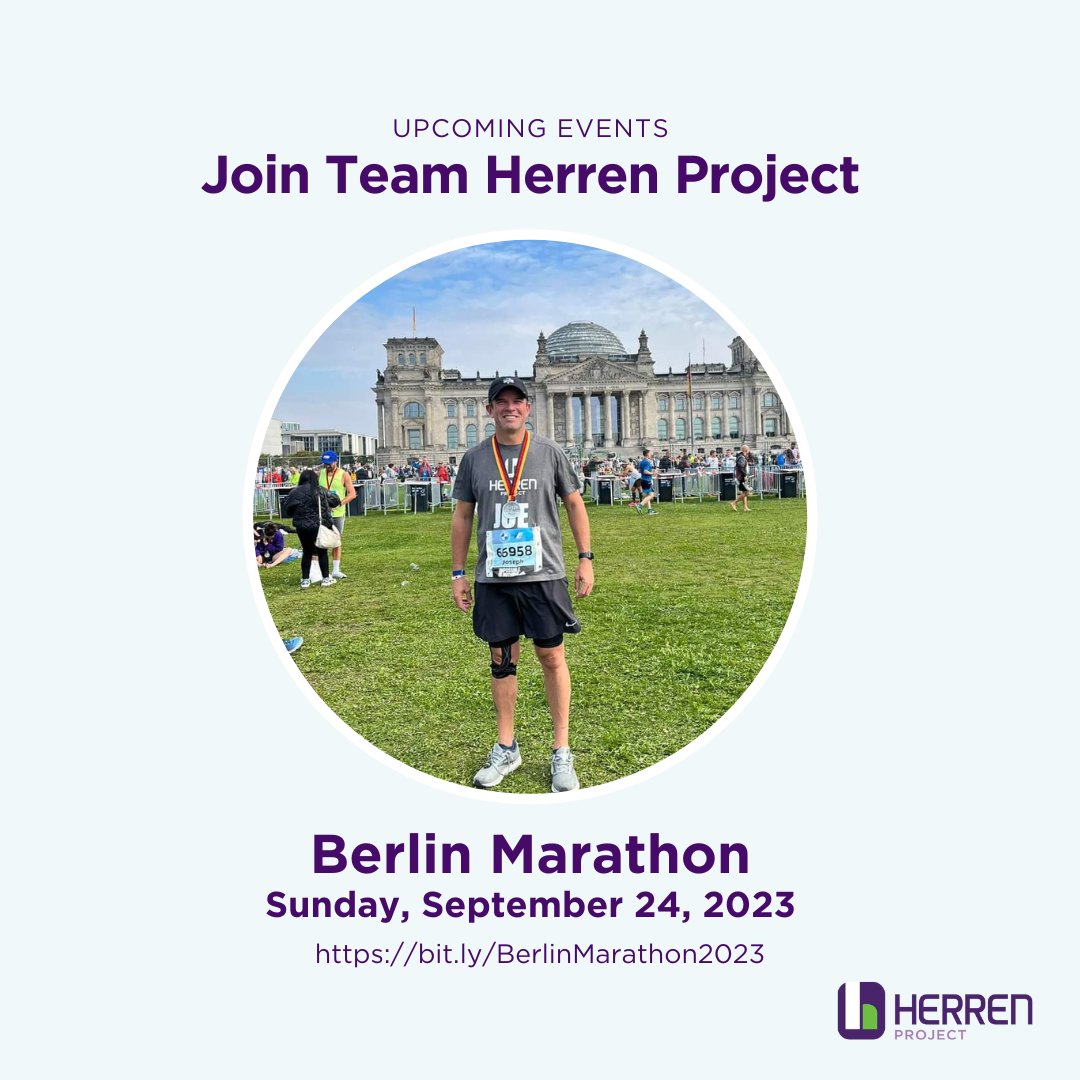 The Berlin Marathon is one of the largest and most popular marathons in the world. Join Team Herren Project to raise funds and awareness for the disease of addiction.
More information and registration at bit.ly/2ojU8Hz
 
#teamherrenproject #race #berlinmarathon