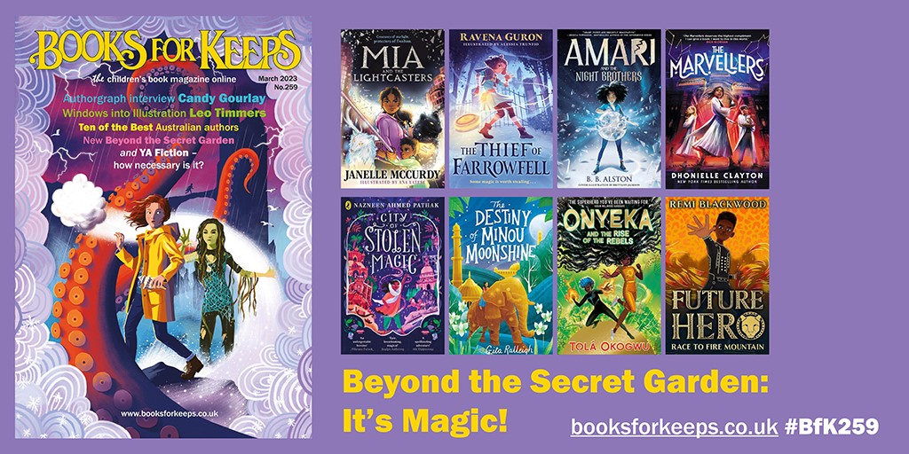 The last few years have seen an explosion of children’s & YA fiction where Black and other racially minoritised people are depicted as magical – and in non-stereotypical ways. NEW #BeyondTheSecretGarden feature by @rapclassroom  @ksandsoconnor in #BFK259 
ow.ly/Mj8B50NrO1F