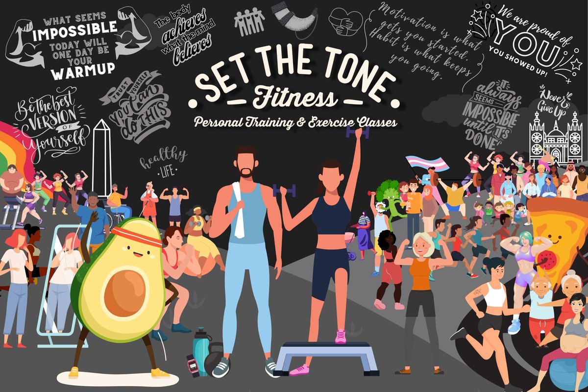SetTheTone2016's tweet photo. What are we all about ⁉️ 🤔
THIS is us❗😊
#ExerciseForEveryone #Community #Inclusion #DisabilityAwareness https://t.co/kaPKlc4U6H