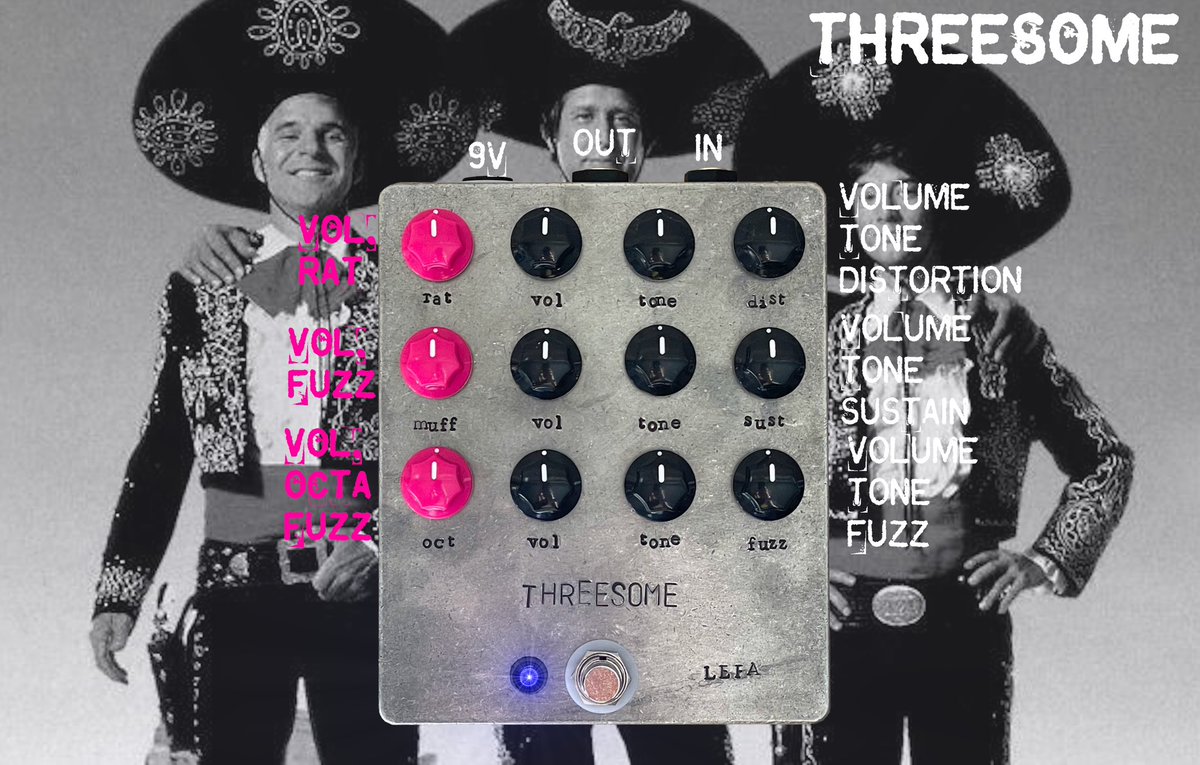 LefaPedals's tweet photo. The PORN SERIES is here. A new way to create custom pedals never seen before. You can choose between 4 totally different circuits and combine them in the way you want.
All circuits work in parallel side by side. RAT, MUFF, OCTAVE FUZZ and DELAY FUZZ https://t.co/LWIwUJpEvk