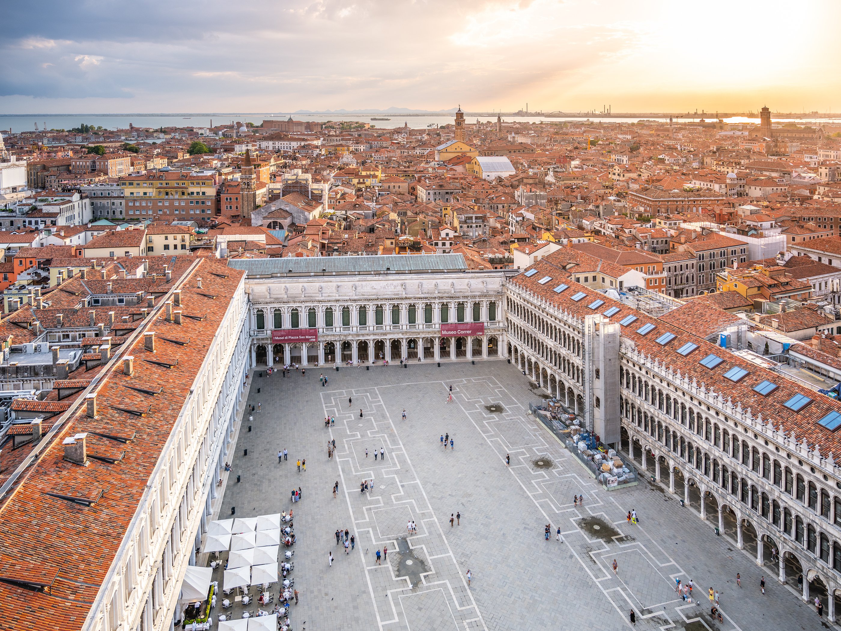 Then, on the other three sides of St Mark's Square, are the Procuratie.