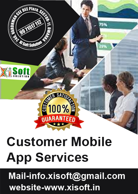 xisoftsolution's tweet image. Xisoft solution provide best Customer mobile app services with 100%customer satisfaction , 
No customer complaints and accuracy up to the mark , no delay in project
#customer #mobileapp #services