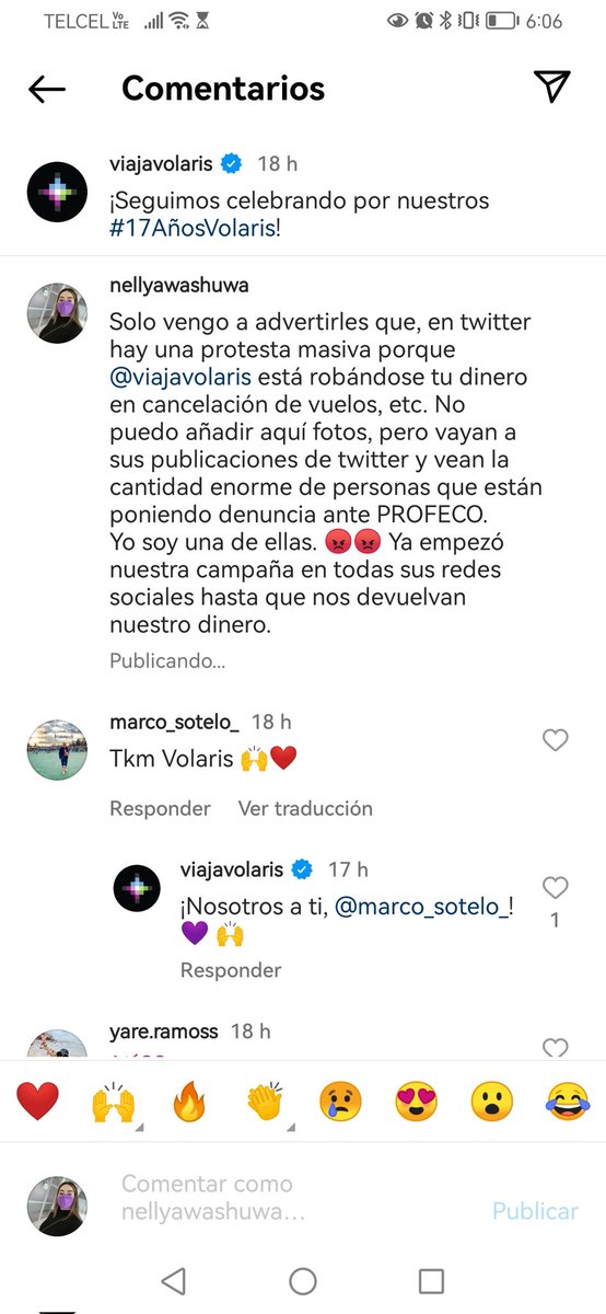 Awashuwa's tweet photo. @viajaVolaris No puedo esperar más,cruzarme de brazos,mientras ustedes @viajaVolaris se burlan de nosotros,diciendo en público que "revisarán nuestro caso" y en DM nos dejan en visto o sin resolver.
Yacomencé lacampaña masiva en
todas tus redes sociales, se que,los demás pocoapoco meseguirán. https://t.co/5ngsQO8VZl