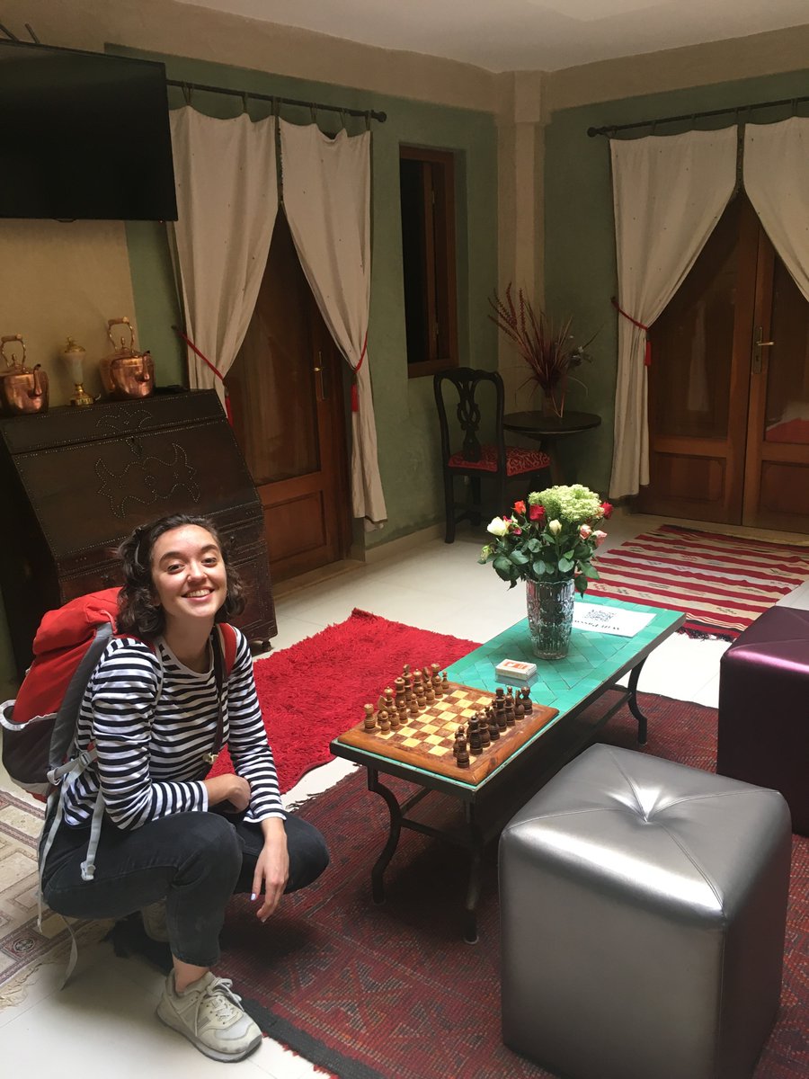 IsaGeller's tweet image. Llegar a Marrakech y pensar “tengo que colocar bien estas piezas”
#chesseverywhere