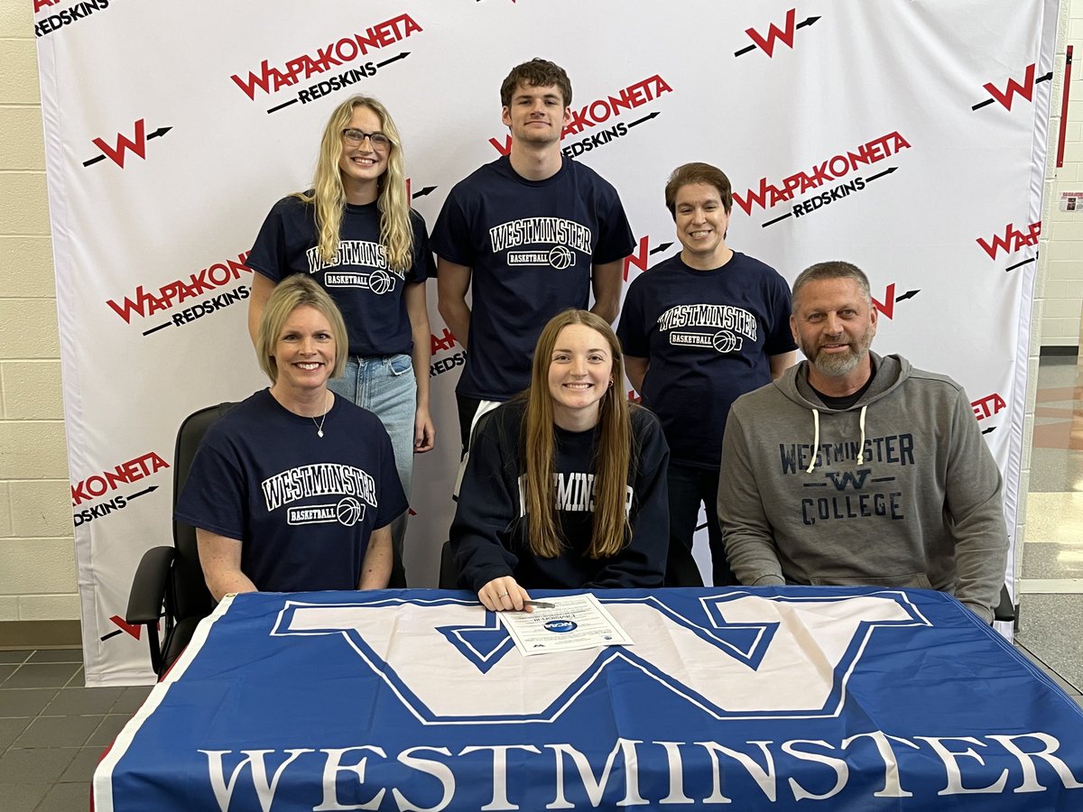 Congratulations to Reagan Courter as she will continue her academic and athletic career next year at Westminster!