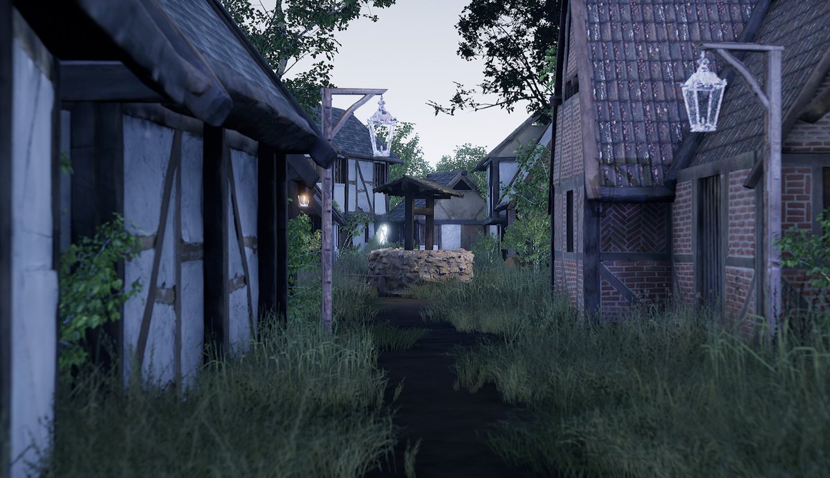 FINDER_devlog's tweet image. Happy #screenshotsaturday !!!
Sketch — realisation
Each area of the city has its own appearance. Each requires a set of landmarks that match the architecture as well as help you navigate the city. Here these are the wells
#game #gamedev #indiedev #indiegame #maze #environment