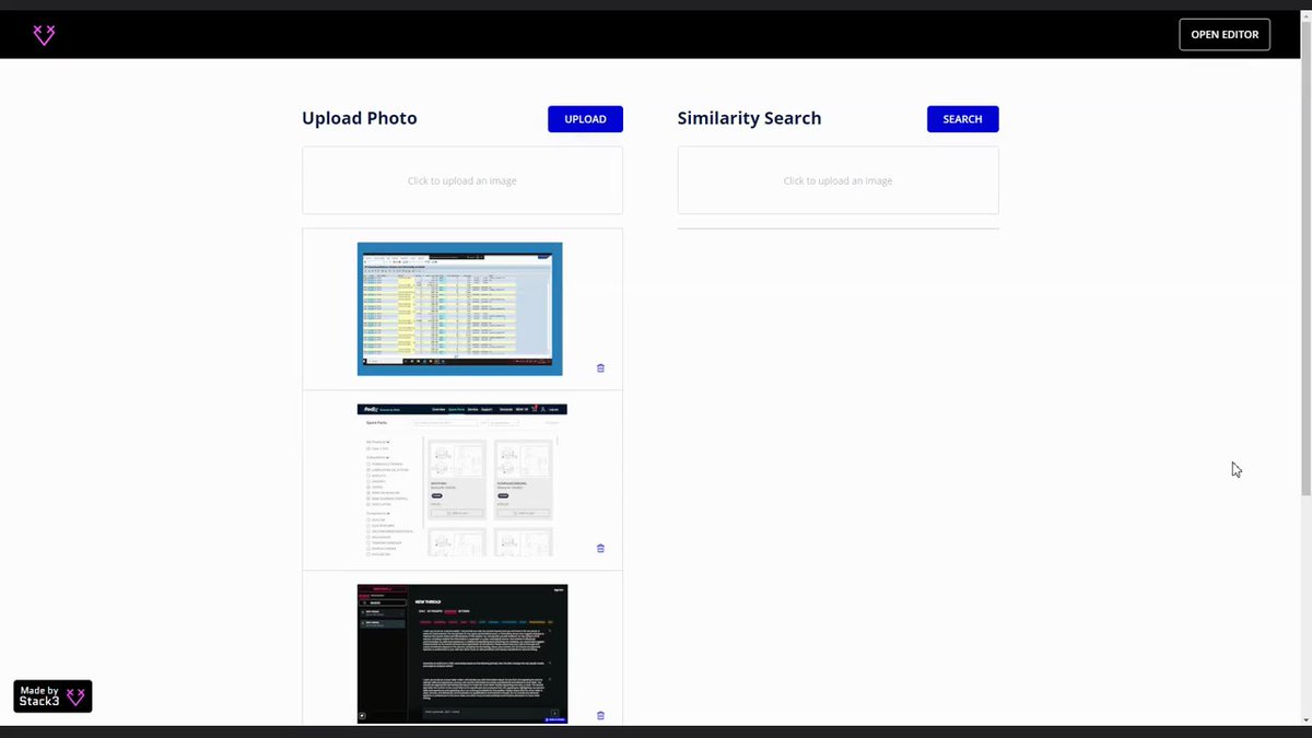 builtbyalbert's tweet photo. gm fam☀️ Working on an #AI powered image similarity plugin for @bubble ! 🖼️🤖 Endless possibilities! 🙌 
Ex. - A travel planning platform using image similarity search to find destinations &amp; experiences based on uploaded photos!📸🌎
#nocode #buildinpublic @Stack3DAO https://t.co/uRzoIV65V5