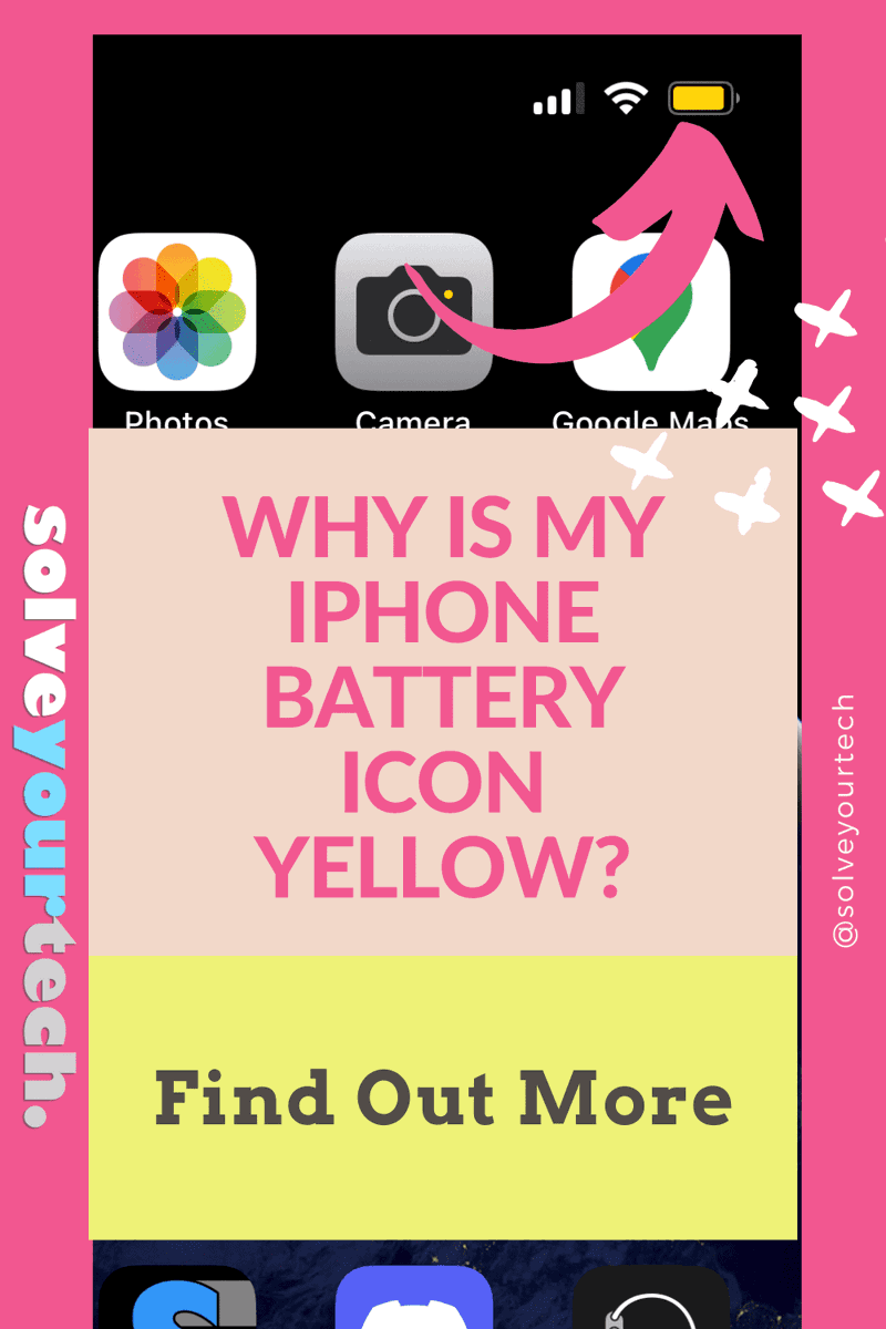 SolveYourTech's tweet image. #MobileDevices #iOS9 Why Is My iPhone Battery Icon Yellow? (All You Need to Know) dlvr.it/SlSdbs