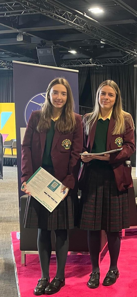 SistersIN_SRC's tweet photo. Great day at SistersIN at the Waterfront Hall with some of our amazing Year 13 female leaders.
St Ronan’s College was one of only 10 schools in the North and the only co-educational school to be selected to participate.
We are so proud of our young female leaders.
#SistersIN23 https://t.co/yMkqCHr11y