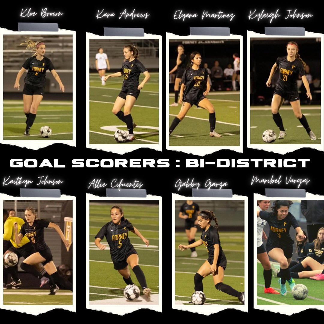 ForneySoccerLRS's tweet photo. Round 1: Bi- District Goal Scorers https://t.co/dsFJPFHNfk
