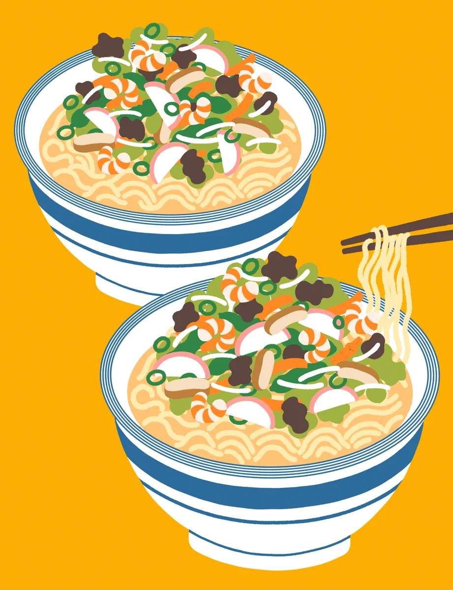 美味しそうな料理が描かれたこのイラストのどこかに、ある動物が隠れてる？！とあるイラストが話題に！