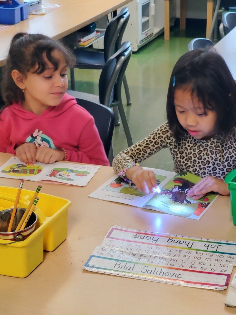Brigancesclass's tweet photo. When the power goes out, you take the opportunity to partner read with finger lights! https://t.co/PkaNTA1s4C