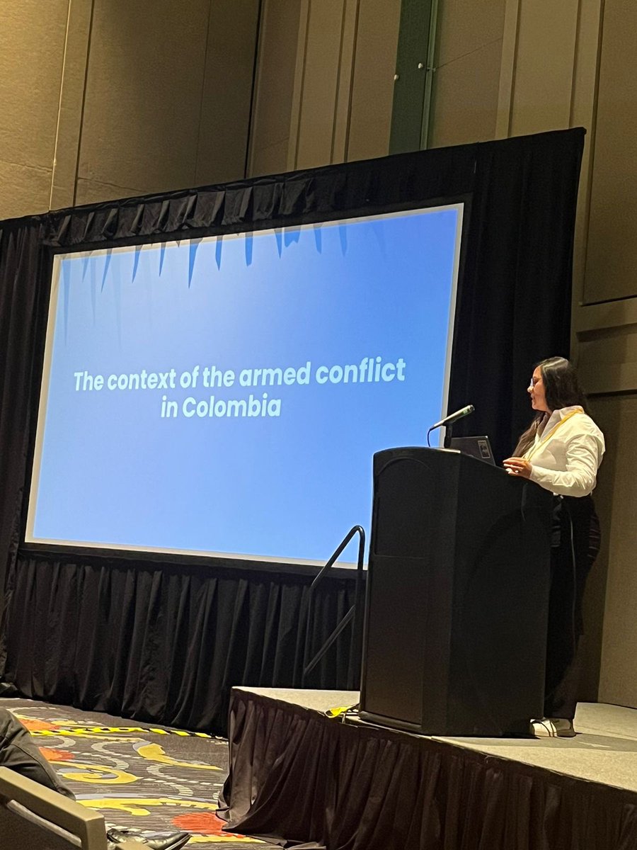 DrLondonoTobon's tweet photo. Very proud of my Colombian colleagues who presented @SRCDtweets “Design, implementation and evaluation of a program to strengthen resilience-building skills among caregivers of young children impacted by the armed conflict in Colombia”

https://t.co/fvXnzyTSkT

 #SRCD2023 https://t.co/JGwF9CzlHL