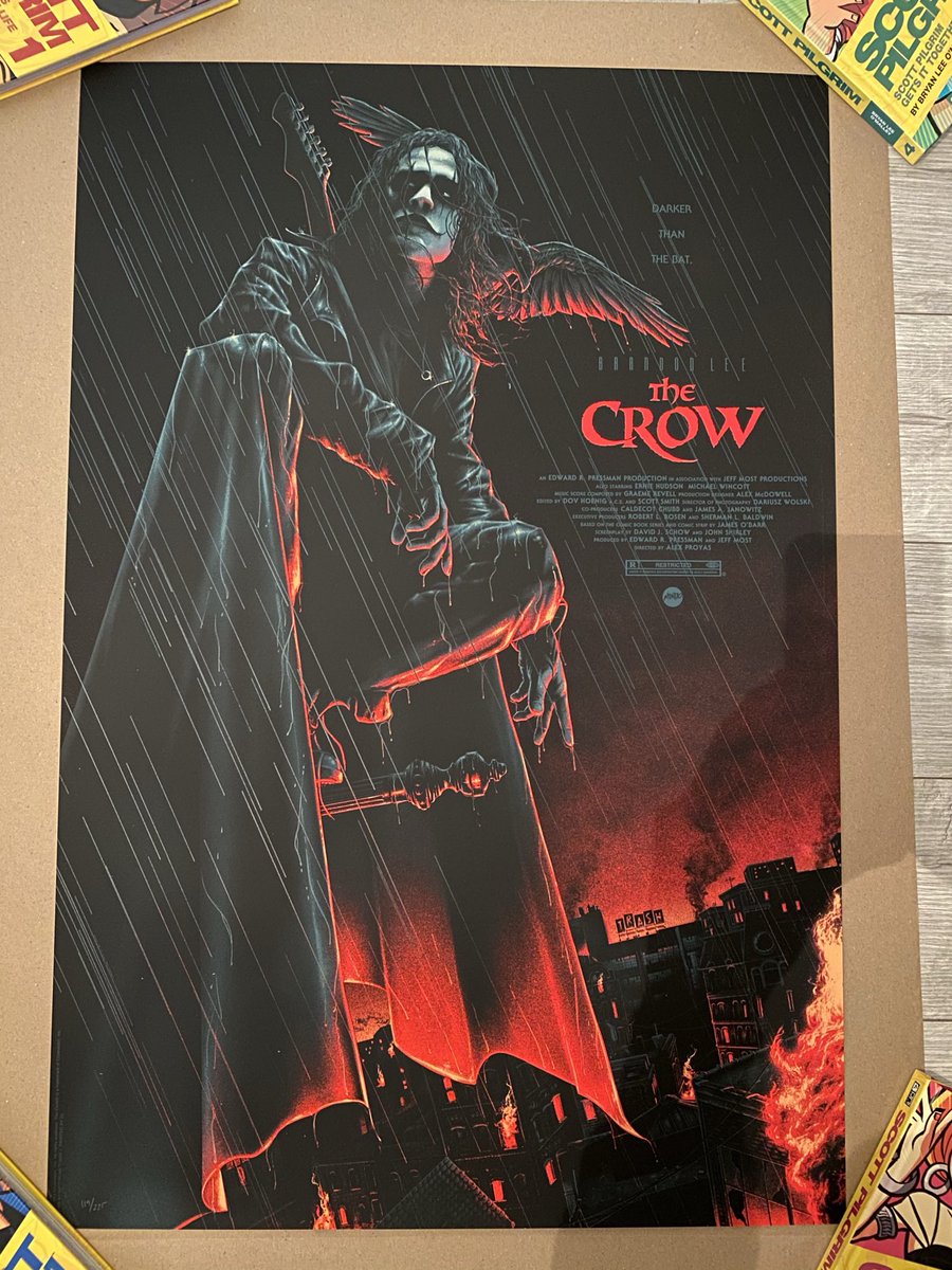 Without question, my favourite <a href="/MondoNews/">MONDO</a> poster has to be The Crow by <a href="/mattryantobin/">Matt Ryan Tobin</a>!