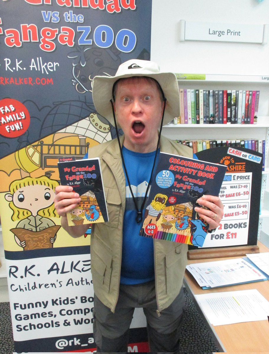LancsLibraries's tweet photo. We're having a fun-filled Reading &amp; Building A Monster Workshop with  bestselling children's author @rk_alker at #ChorleyLibrary 
 Creating comedy characters, and also holding a monster drawing competition! 
The events keep on coming.
#WhatsYourStoryChorley https://t.co/V5gZxaHGKy