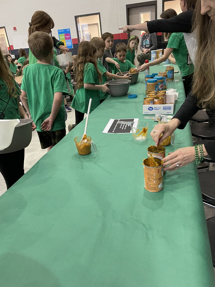 turtleteach's tweet photo. It was a great day at @BGESTEM! Students were recognized for showing integrity at the Tribe Celebration! Our afternoon was spent  making dog snacks for Cherokee County Humane Society.  #4tribes1family  #BGRocks https://t.co/aqoPCjEVRr