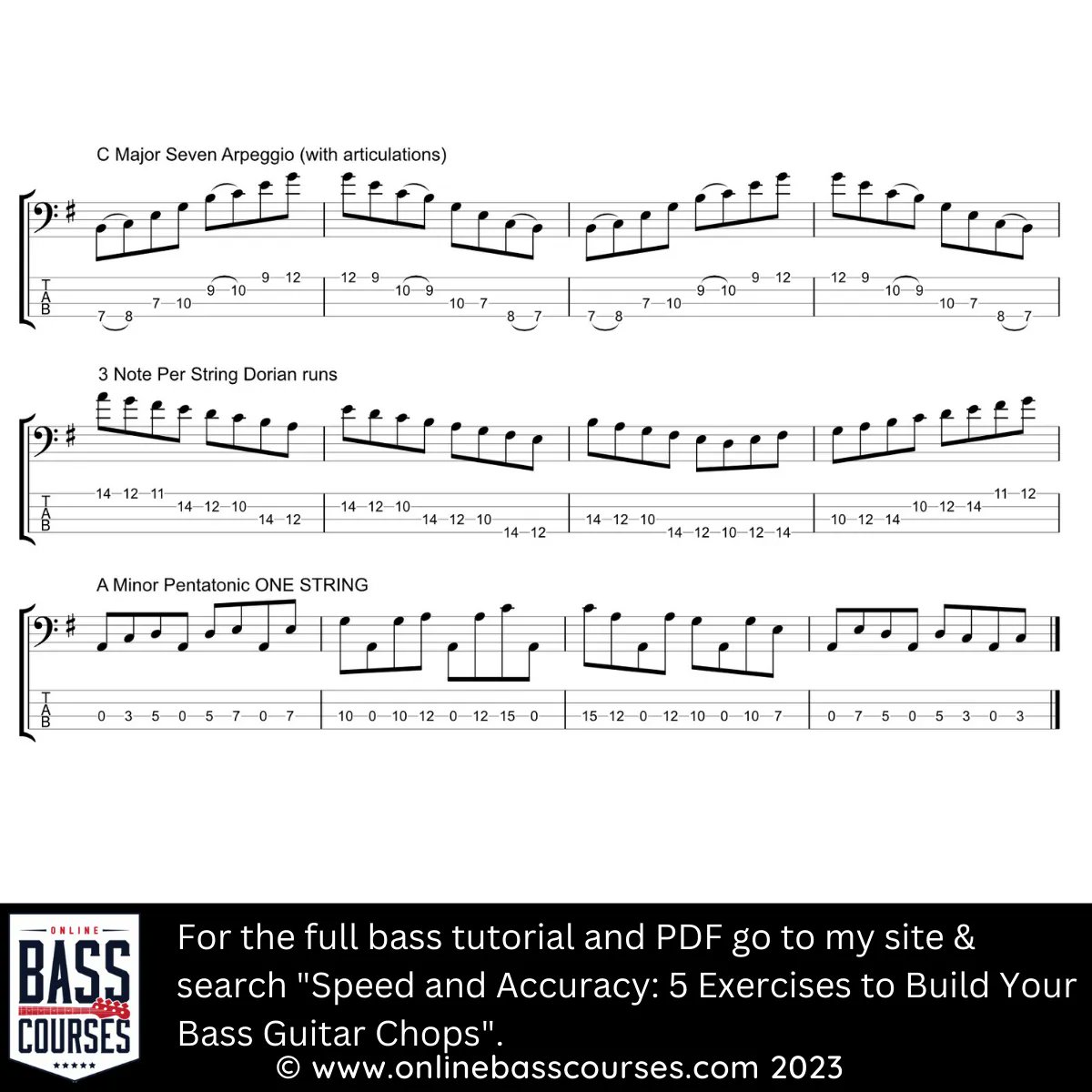 danhawkinsbass's tweet photo. For the full lesson PDF plus bass scale shapes plus backing track: https://t.co/oZORW7kbxJ 

#bassexercise https://t.co/8yK75OqPmz