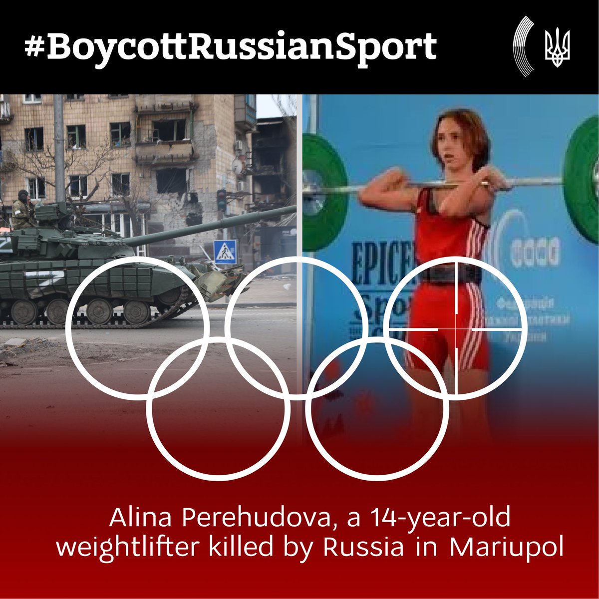 262 #Ukrainian athletes and coaches were killed by Russians during the aggression against  #Ukraine 🇺🇦. Another 16 were wounded, 28 are in captivity, and 6 are still missing. Many Ukrainian athletes will never go to the @olympics, and what about #Russians🇷🇺?

#BoycottRussianSport