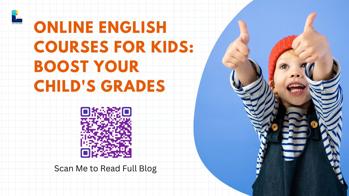 LearnFromNative's tweet image. Online English Courses enhance your child&apos;s communication skills &amp;amp;lead to their progress in other subjects as well.  Read the full blog to know online English Classes for kids to improve their academic scores.
#learnfromnative #onlineenglishcourse #OnlineEnglishClass