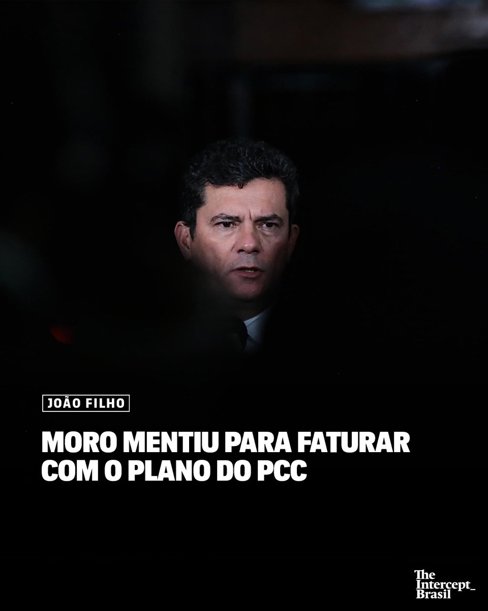 TheInterceptBr's tweet photo. Com sua conhecida megalomania, Sergio Moro quis fazer parecer que o PCC o perseguia por ter transferido lideranças para presídios de segurança máxima. Mas ele entrou na mira após uma portaria proibindo visitas íntimas no sistema penitenciário federal https://t.co/7jyaRCWGfO https://t.co/Hquo7K1a8F