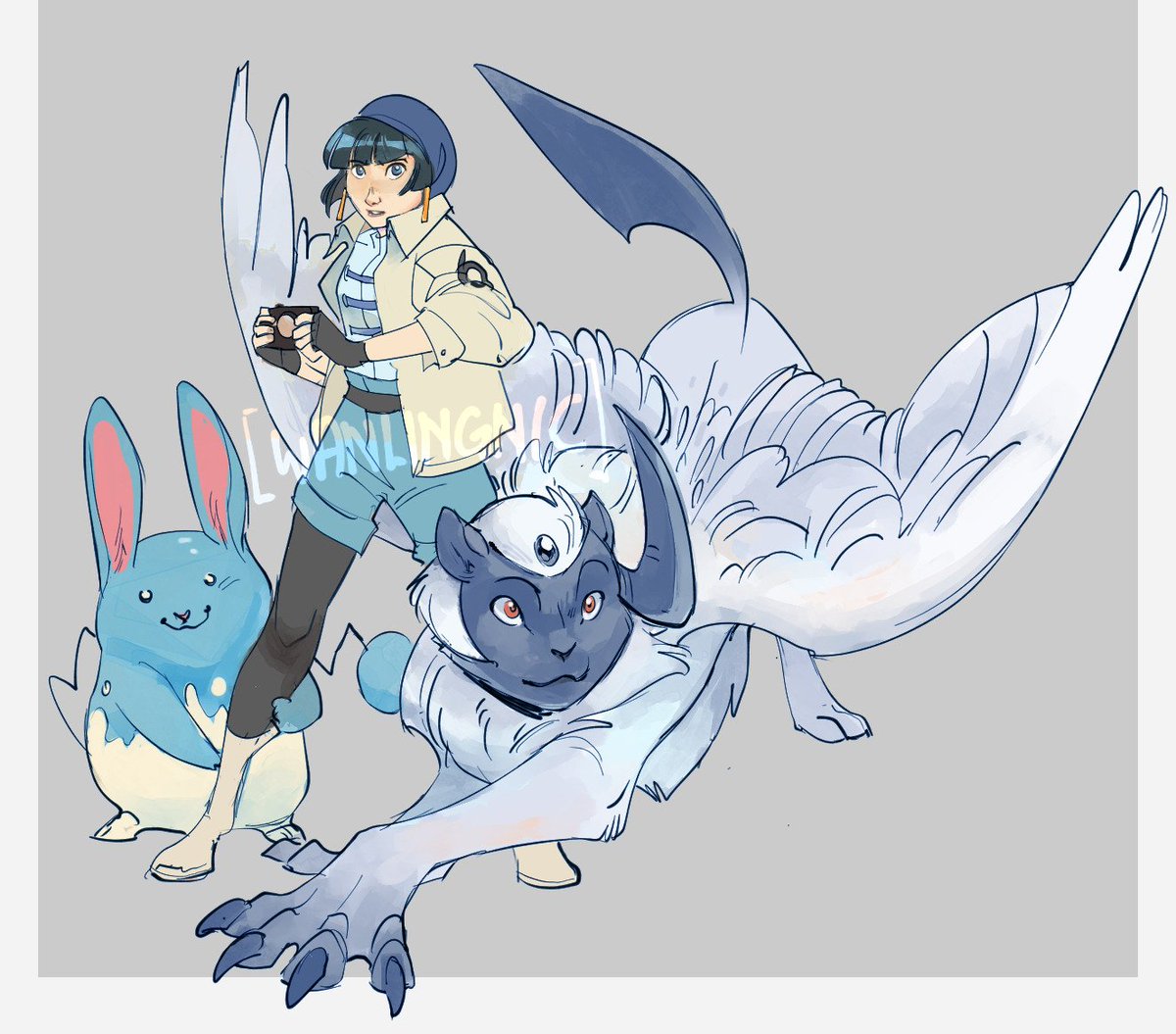 Its the last Stampede Saturday, so here’s a treat Ive been working on. 

If I like something long enough, a Pokemon AU of it manifests in my home.

#TRIGUN #TRIGUNSTAMPEDE
