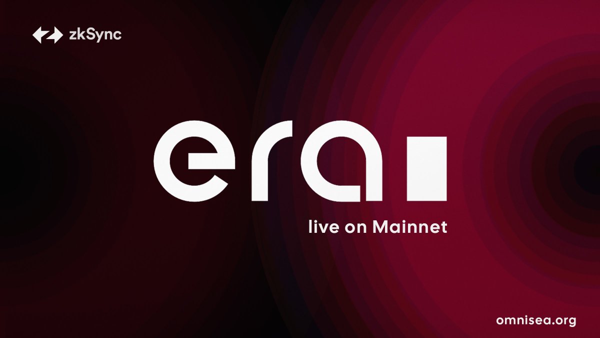 omnisea's tweet photo. We're thrilled to announce that we're live on @zksync Era Mainnet as the first Drops Launcher!

▪️ Drop your collection within minutes on zkSync!
▪️ Seamless minting for the Collectors.
▪️ First big Drops announced and going live soon. https://t.co/nj7dj6OjZ8