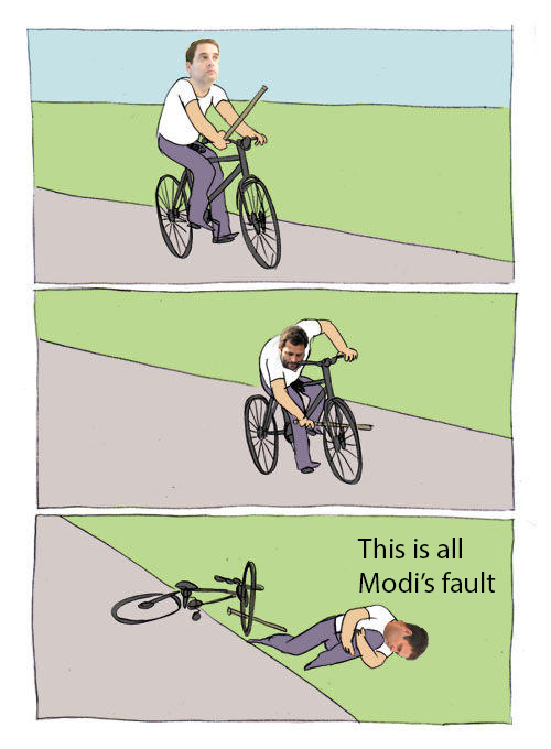 Atheist_Krishna's tweet photo. Rahul Gandhi's politics explained. https://t.co/IwH45vHN4L