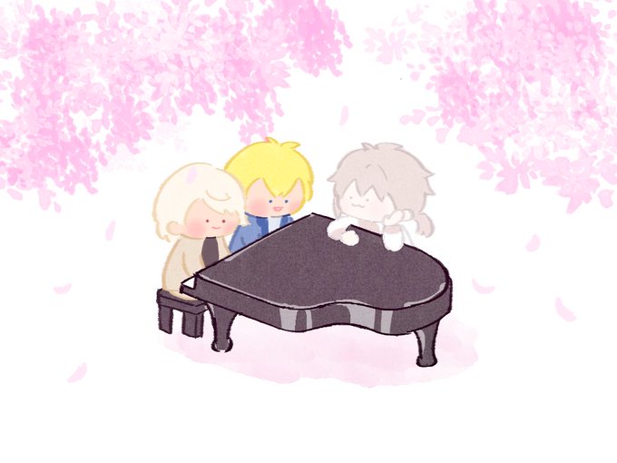 「brown hair piano」 illustration images(Latest)