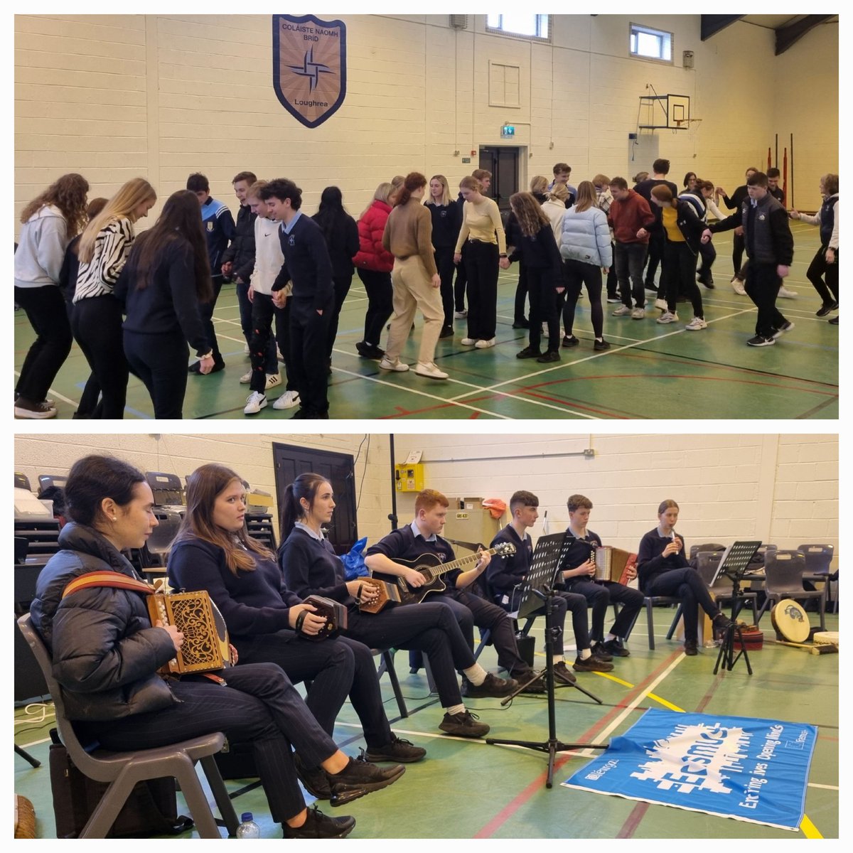 GerLyons6's tweet photo. A memorable week of @EUErasmusPlus Exchange comes to a close with Sports &amp; Irish Trad Session 🎶 filled Friday, before a great evening at The Driving Range &amp; Games Room. Safe Travels to our 🇩🇪 friends &amp; see you all in three weeks! 🇮🇪 🇪🇺 🇩🇪 @GRETBOfficial @stbrigids_LR https://t.co/OKyCpPVnSd