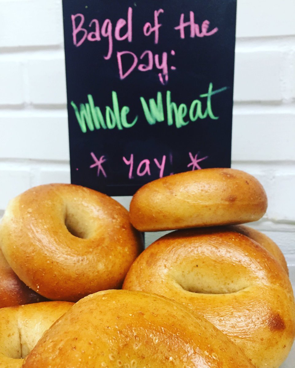 HBTheScoop's tweet photo. Bagel of the Day: Whole Wheat!! Come on by. https://t.co/BnToejHkYK