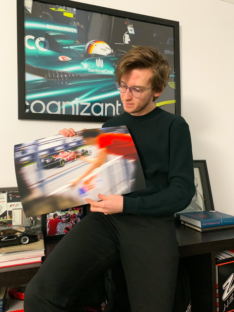 Printed some F1 pictures I took at the Canadian GP &amp; they turned super good! Love them! 🏎️🙌