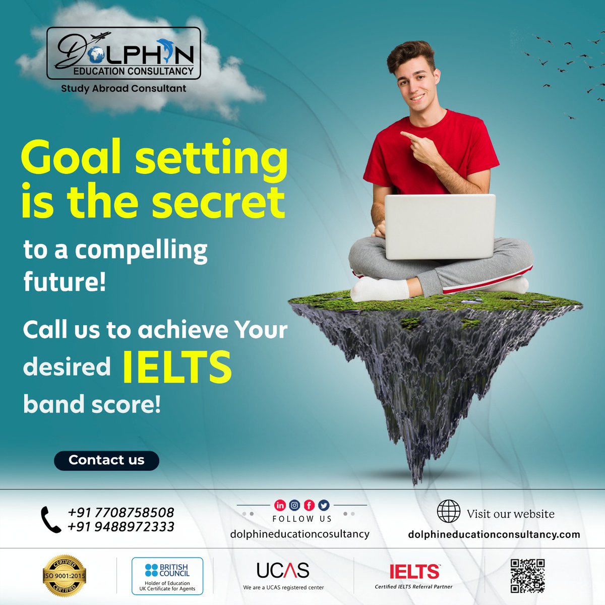 Dolphineduconuk's tweet photo. It's time to put that plan🎓 into action✈️. Call us now!🐬
Visit:
https://t.co/9SiL6RTXod
#IELTS #IELTStraining #abroadeducation #studyuk #studyintheuk #abroadstudies #ukstudy #educationconsultancy #studiesabroad #studyabroaduk #educationalconsultancy #studyvisauk https://t.co/6sdVSrW7dm