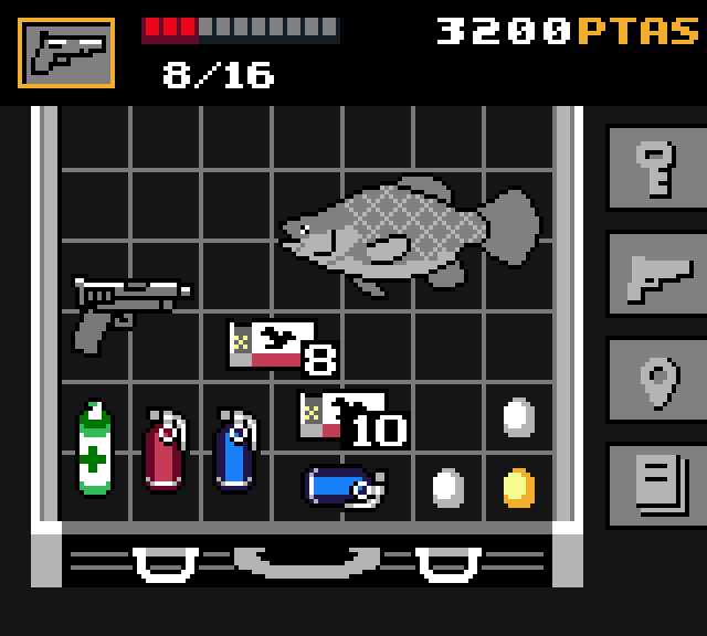 FeatureKreep's tweet photo. Resident Evil 4 demake for Game Boy Color

#RE4 #pixelart #RE4remake https://t.co/0WkDkirk0v