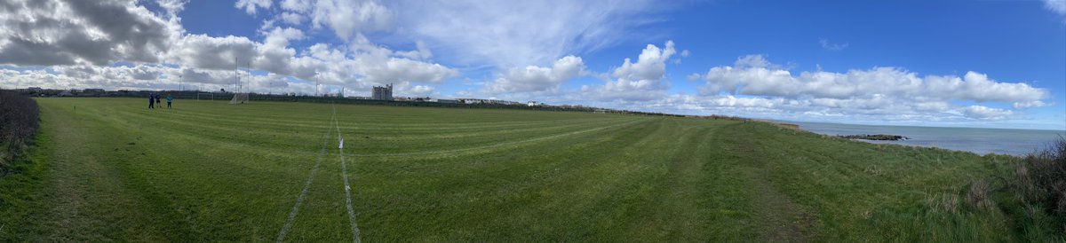IrishFPSoftball's tweet photo. The views from the Warm-Up fields for Group A of the @WBSC Women’s Softball World coming to Balbriggan in July ☘️ Come and Watch Ireland's Women Take on the World #webleedgreen , do you?? https://t.co/fQBcMO1AFP