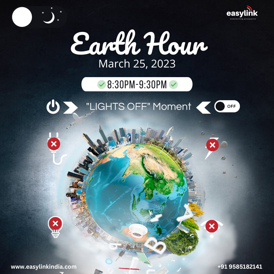 easylinktec's tweet photo. “Shutdown an hour for our Home”
Join the global Earth Hour 2023!!!
The Biggest Hour for Earth at March25th 2023 - 8:30pm-9:30pm
#easylink #BiggestHourForEarth #careforearth #lightsoffmoments #earthhour2023 #Switchofflights #storiesofthehour #saveearth #positiveactions https://t.co/U7EFxRMn0R