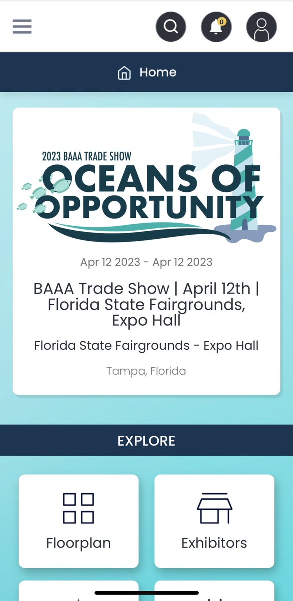 Do you have the BAAA app? You’re going to want it for trade show on April 12th!