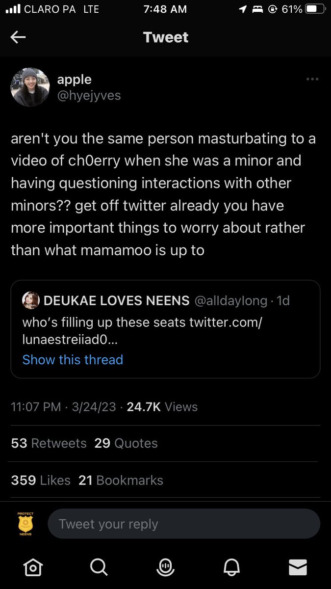 NEENSPROTECTION's tweet photo. 🚨REPORT🚨
block and report this acc who is defaming and spreading misinformation about N33NS

https://t.co/f2AeFT0Gvd

DO NOT ENGAGE 🚫
REPLY ONCE DONE‼️ https://t.co/q4d1YfXLGU