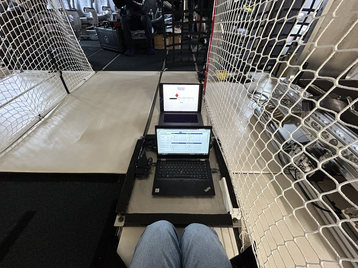 Jazmin_Morrone's tweet photo. After a very successful week of preliminary testing, the @HifimS team is ready for their upcoming parabolic flight campaign with @AirZeroG @CNES @EuropeanSpaceA2, commencing Tuesday!

To another successful week ahead @johnekennett @dr_jump_uk @BxOwen @DrSamCallaghan @ThePricep https://t.co/3PHhs30hlC