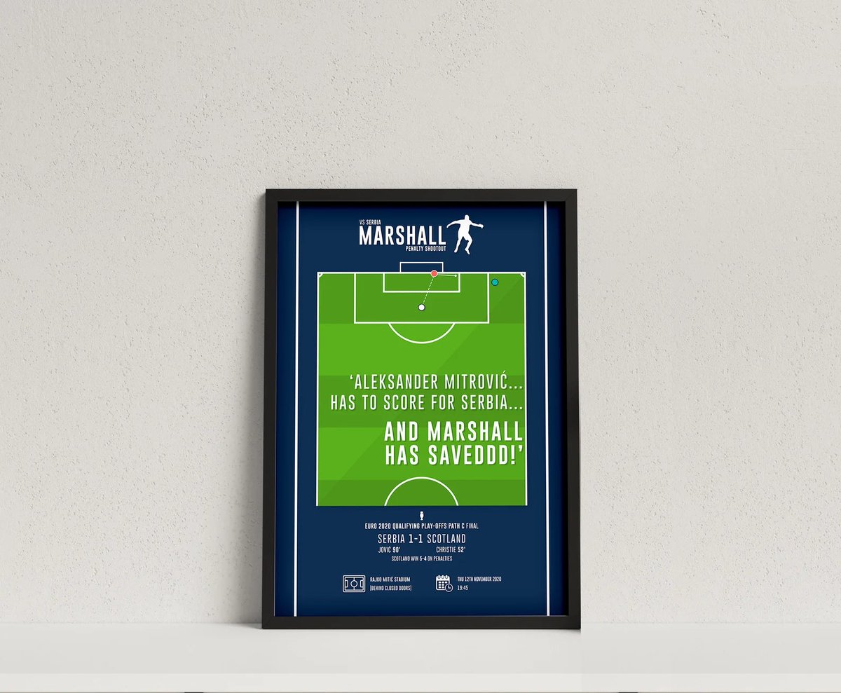 𝐘𝐄𝐒 𝐒𝐈𝐑 𝐈 𝐂𝐀𝐍 𝐁𝐎𝐎𝐆𝐈𝐄 

As Scotland kick off another Euros Qualifying Campaign, why not hang a piece of history on your wall with this goal moment print. 

buff.ly/3TP8Y3O