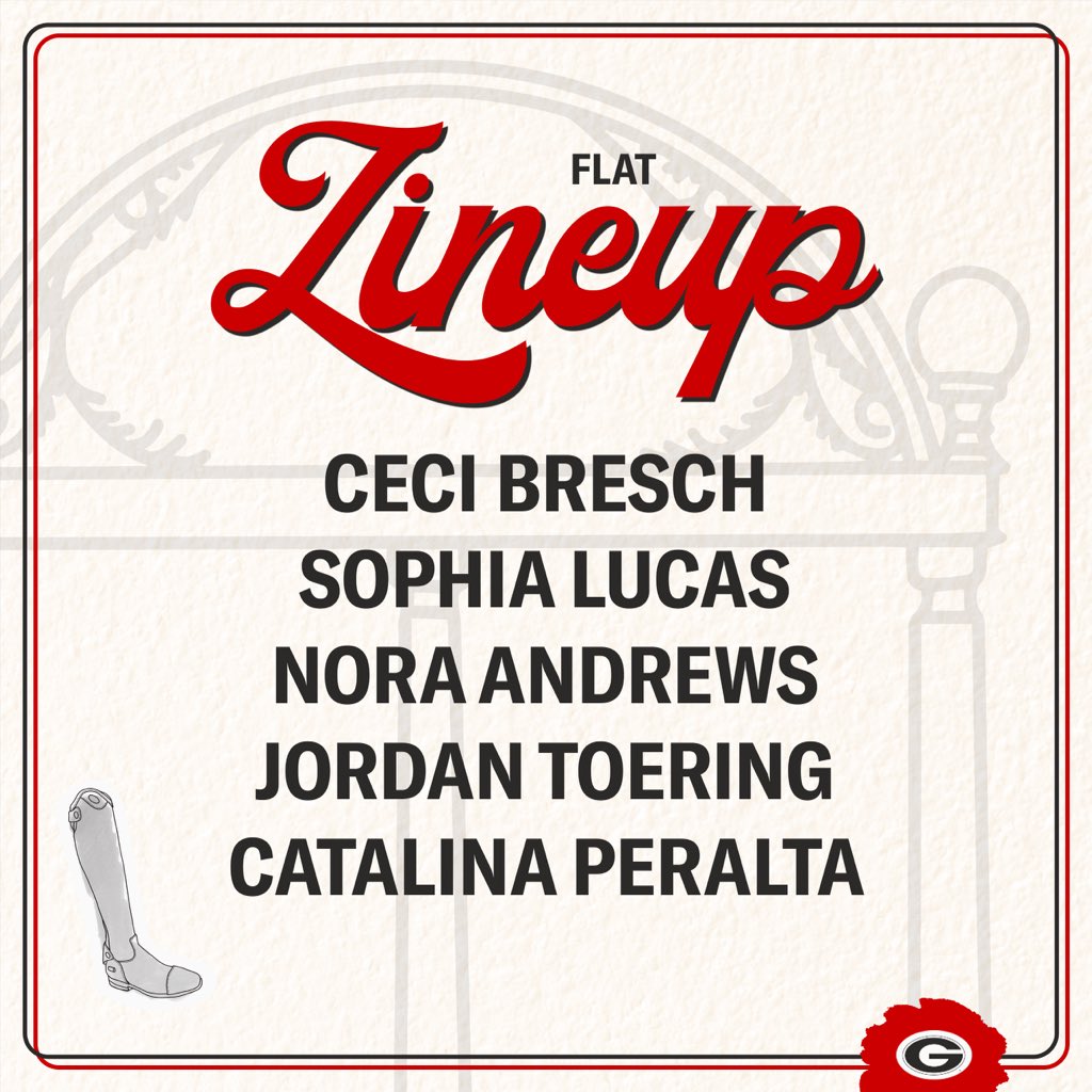 Getting things started in Reining and Flat!

#CommitToGreatness | #GoDawgs