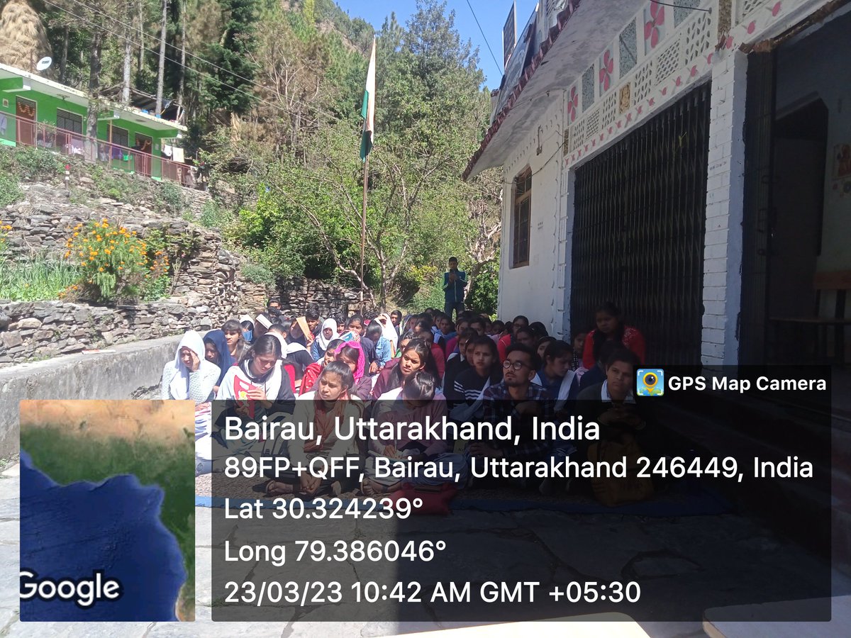 NSSPODKGHT's tweet photo. G20 awareness program on various themes at SJPP GDC Nandanagar Ghat Chamoli Uttarakhand. @DmChamoli @IndiaSports @FinMinIndia @g20org @NSSRDLucknow @NssUttrakhand @nsschamoli @PSdsuv @ChamoliNyk @Nyksindia https://t.co/Nkp0XERDY4