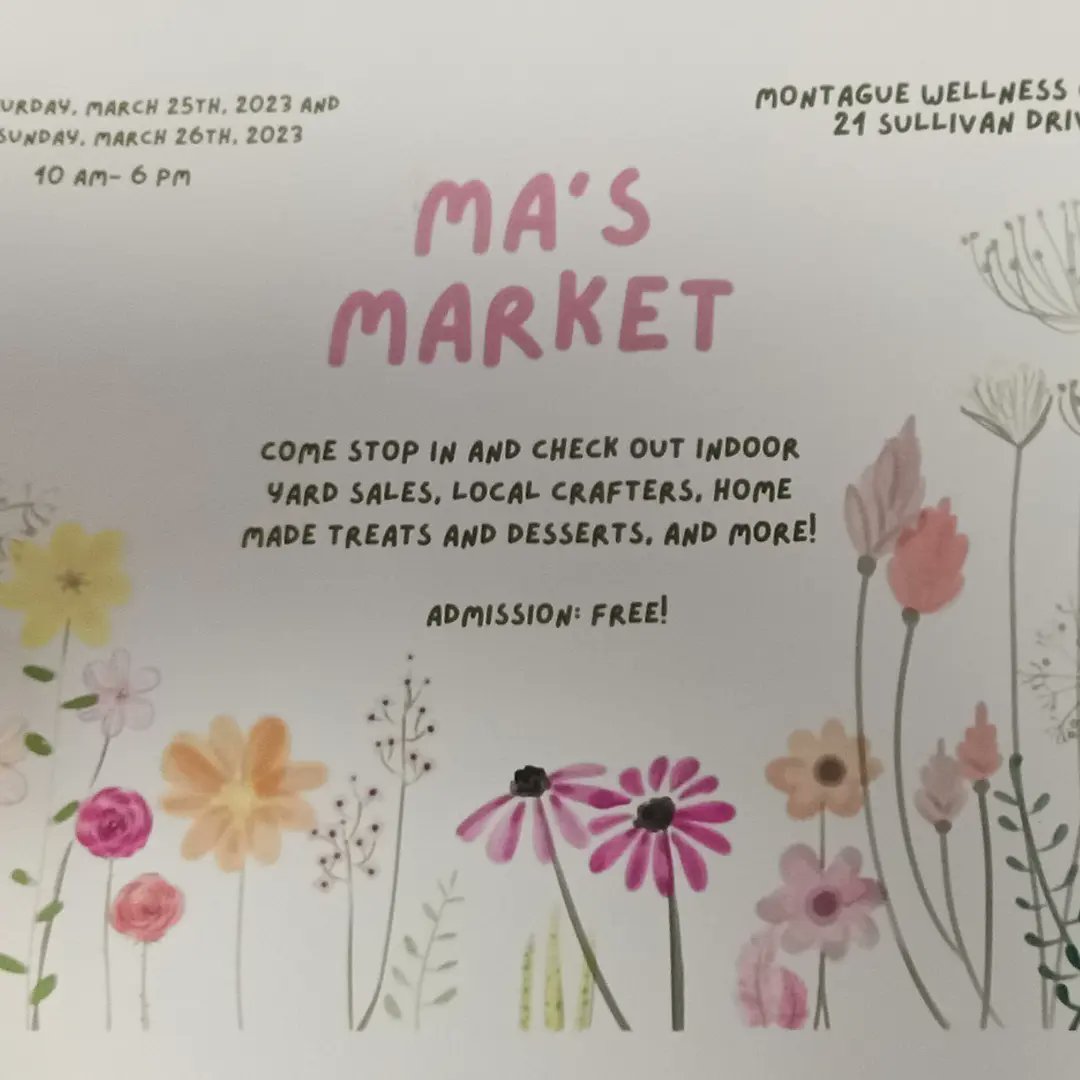 hunter_ancestor's tweet photo. Pop by the Cavendish Wellness Center for the two day indoor fleamarket.  
#fleamarket #fundraiser #Advertising #TicketSales #conference https://t.co/s1HfMnY2jX