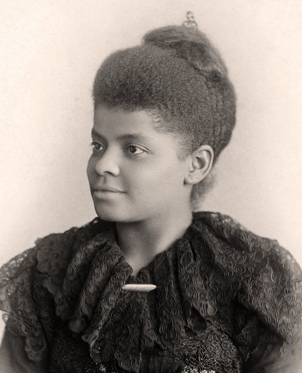 #OTD March 25, 1931 #IdaBWells passed away. She was an African American journalist, abolitionist and suffragist. In the late 1800s, Ida began the anti-lynching crusade in the United States. Her work was instrumental in the progress of civil rights.